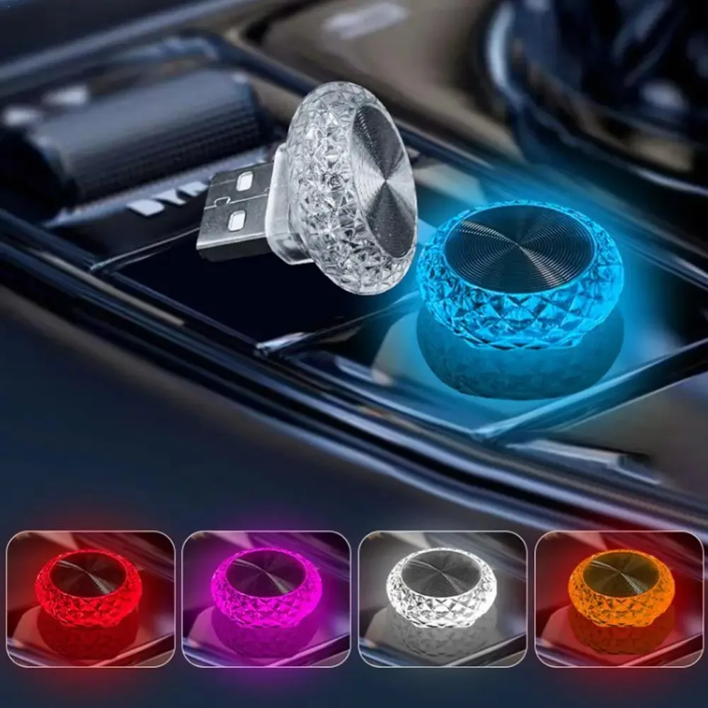 Interior Design Icon - Новый автомобильный мини-светодиодный декоративный USB окружающий