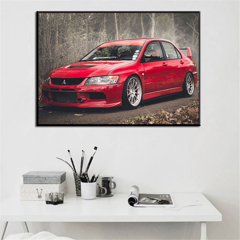 Плакаты суперкара Lancer Evo R – обзор и цена Interior Design Sketch
