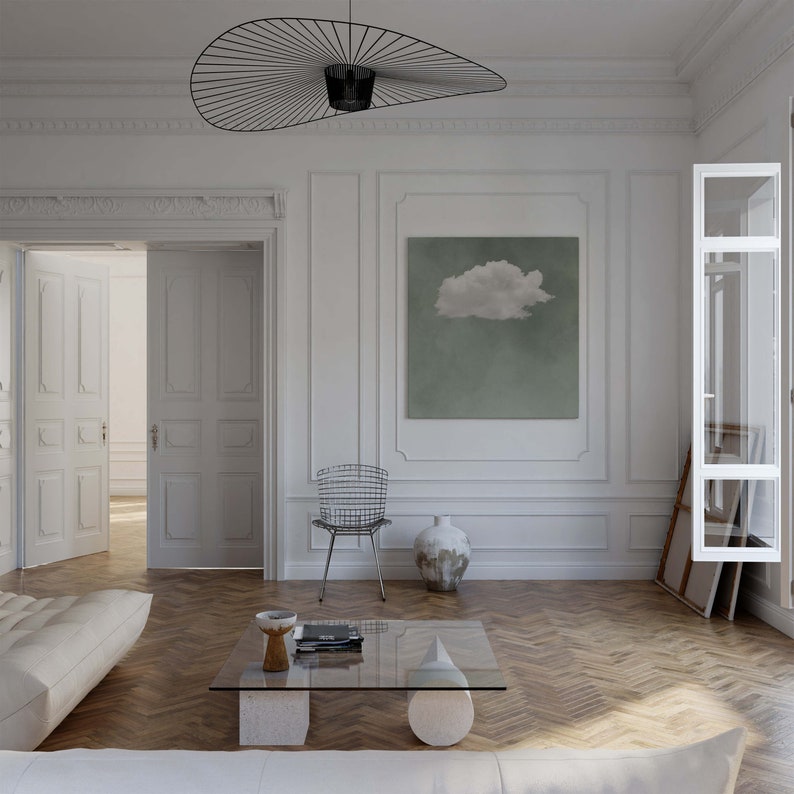 Трава, зеленое небо, облака, Н – обзор и цена Interior Design Sketch